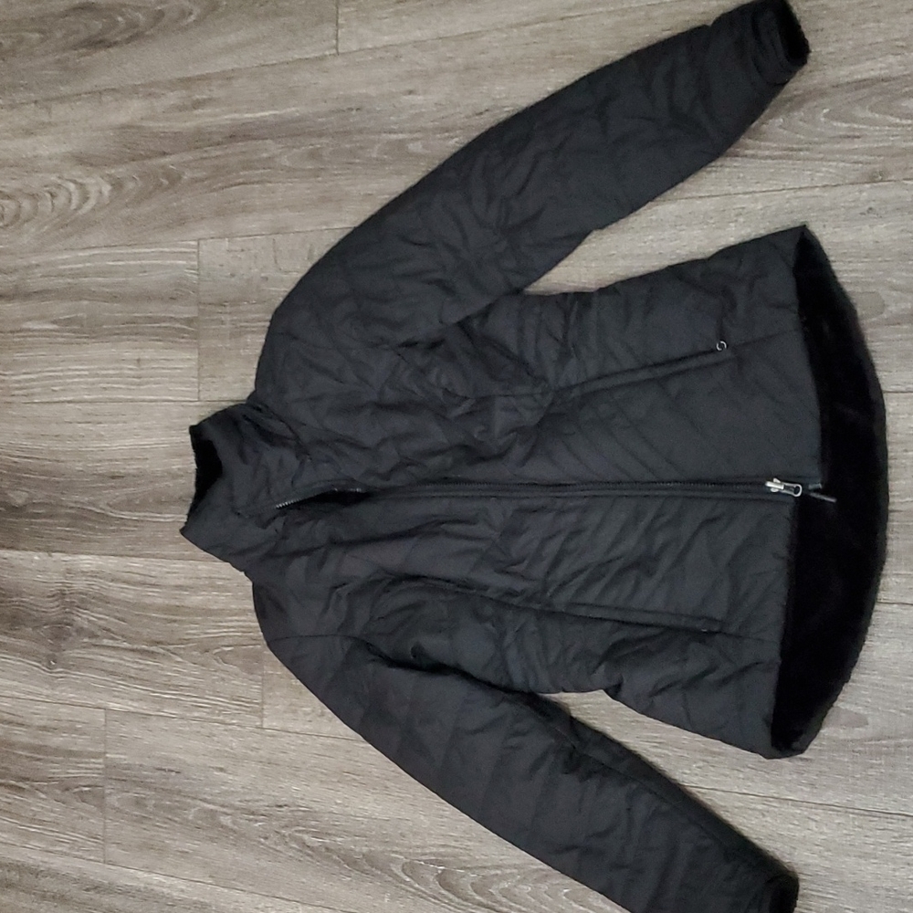 Woman's The North Face coat, reversable, size Small